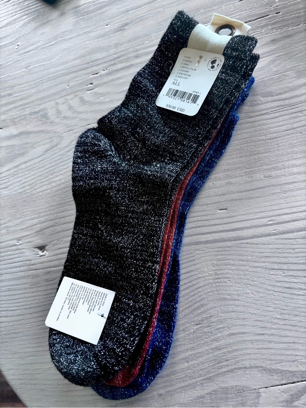 Free People Socks Pack Of 3